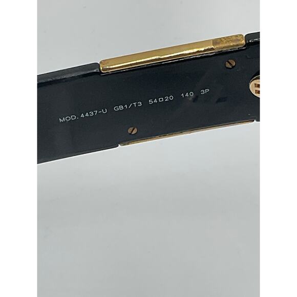 Pre-Owned Versace Unisex Polarized Sunglasses, Model 4437-U-Black/Gold - Picture 8 of 8